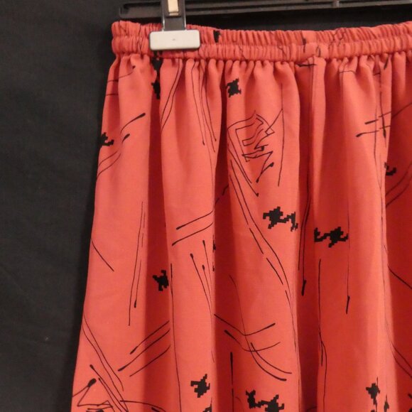 Handmade Loose Fit Abstract Print Lounge / Pajama Pants | 14 inch waist measured - Picture 10 of 16